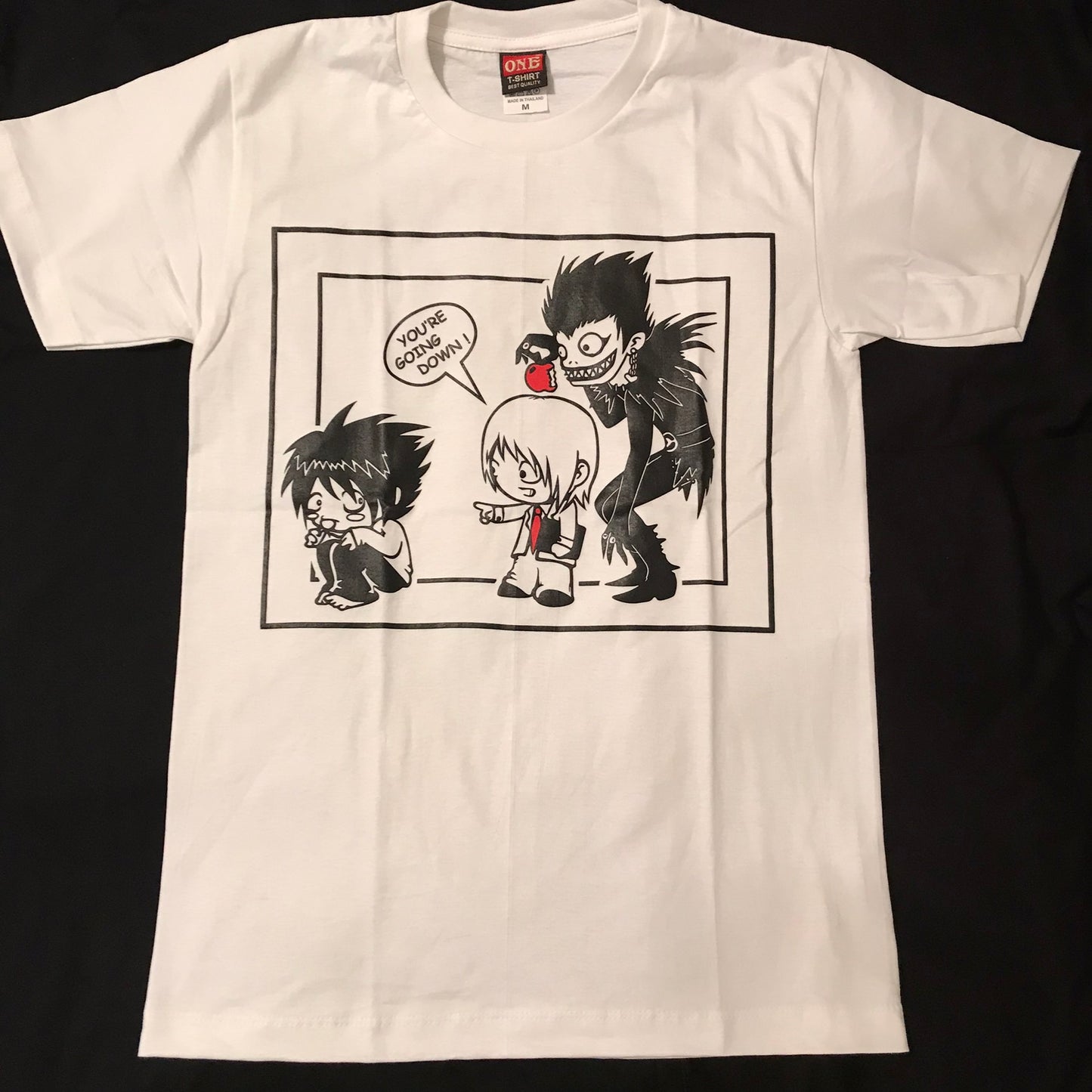 Death note / you are going down / white