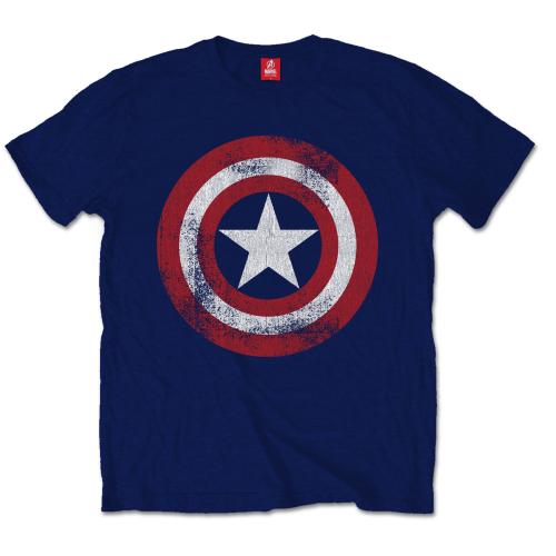 CAPTAIN AMERICA - DISTRESSED SHIELD
