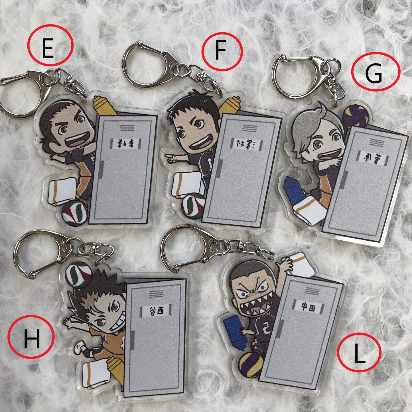 Haikyuu - Chibi keychain ( new arrival )
