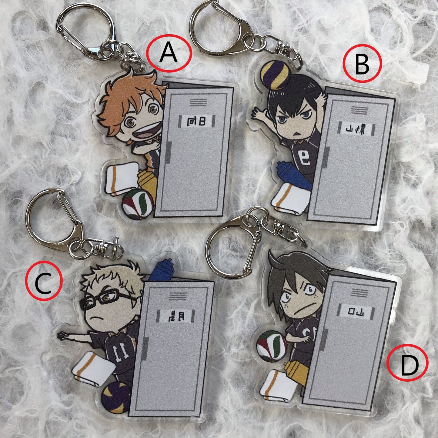 Haikyuu - Chibi keychain ( new arrival )