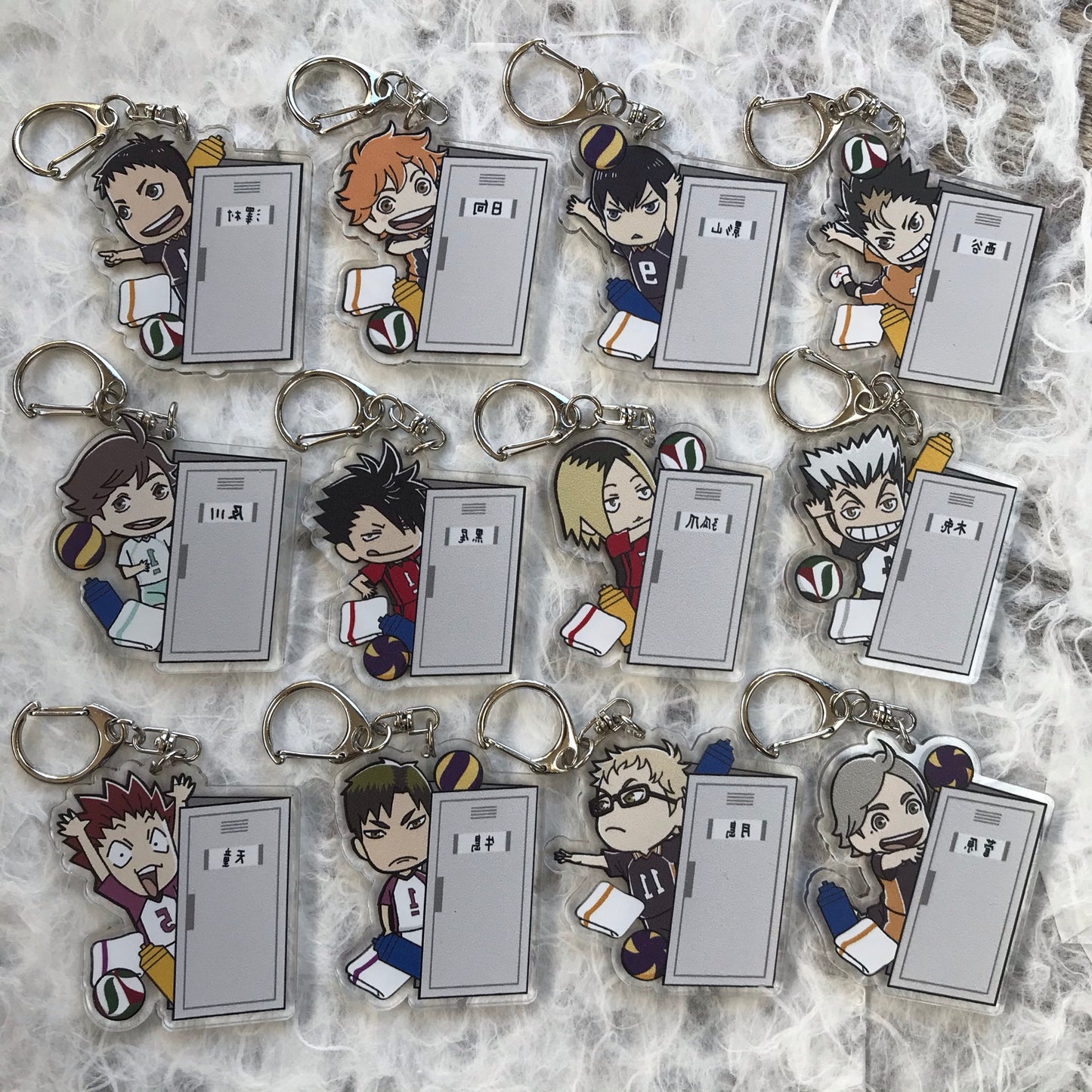 Haikyuu - Chibi keychain ( new arrival )