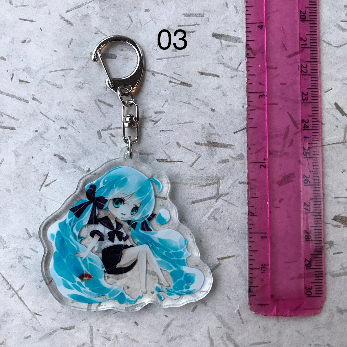 Hatsune Miku -keychain