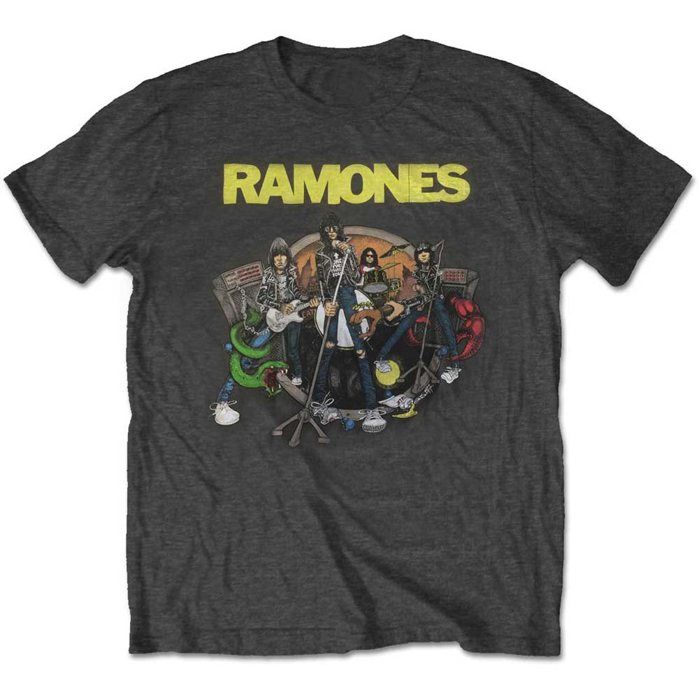 Ramones / ROAD TO RUIN - charcoal grey
