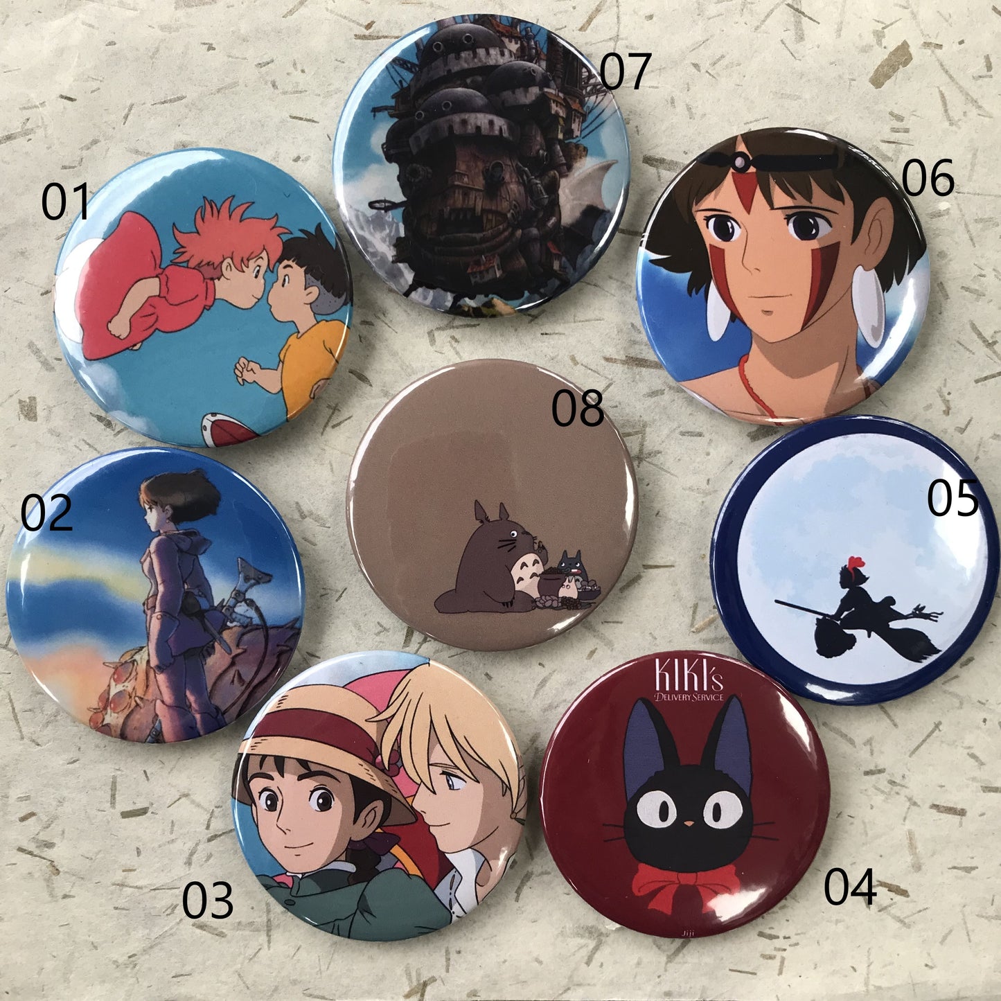 Ghibli - Medium badges
