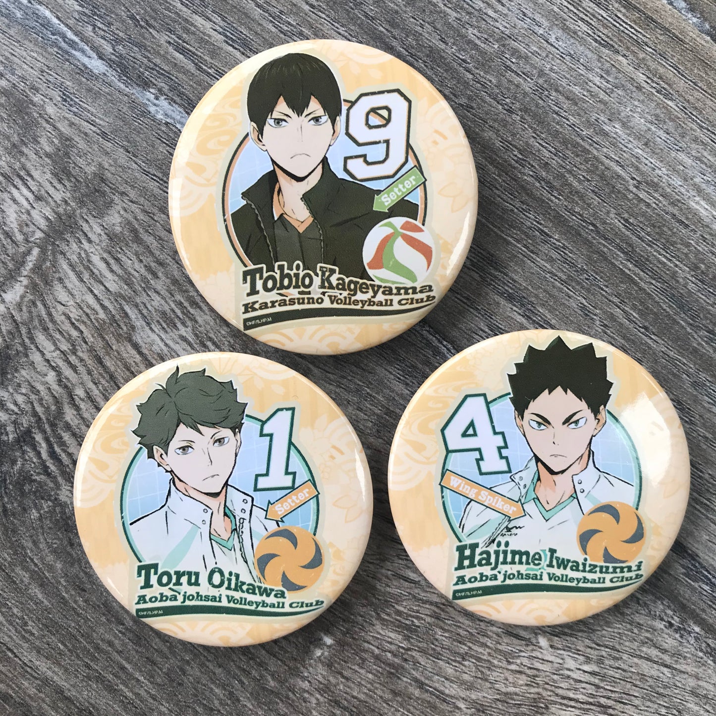 Haikyuu - medium badges